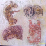 soula-moniqueart - Bestiaire médiéval